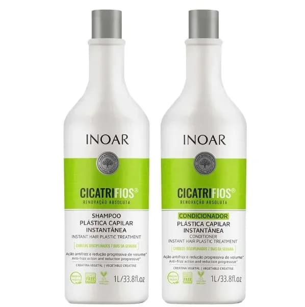 Inoar Cicatrifios Kit – Shampoo 1L + Condicionador 1L